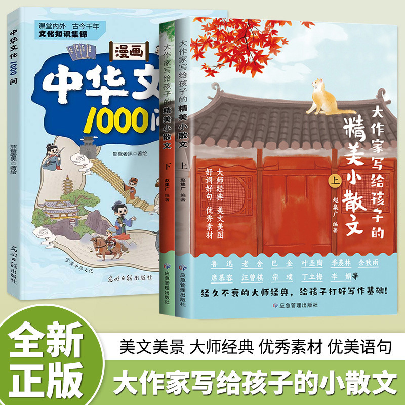 大作家写给孩子的精美小散文书籍优美词句积累启发儿童灵感写作书