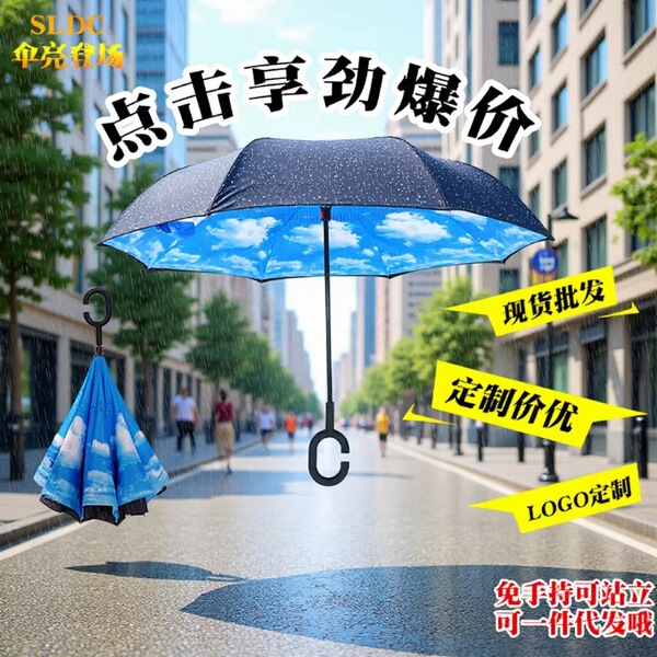 double-layer automatic umbrella