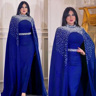 2024 Dubai Middle East Muslim Hot Drilling Nail Bead Heavy Industry Two-piece suit dress Robe Ethnic Costume Women