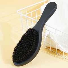 現物卸売り男性油頭造形ひげ櫛純豚毛実木清潔毛ブラシスタイリスト専用毛掃き