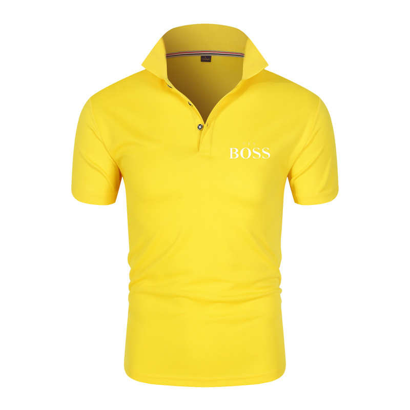 2024夏男性半袖tシャツファッション襟ポロシャツプリント綿糸半袖ポロシャツメーカー直供|undefined