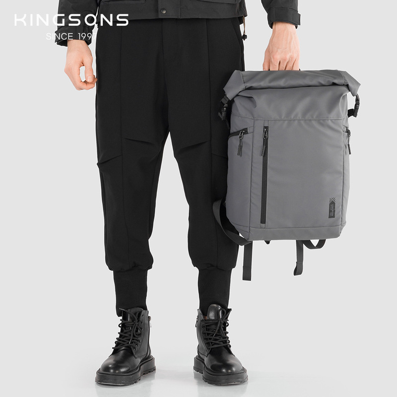 Jinshengs ビジネスバックパックメンズシンプルカジュアル旅行スポーツバックパックトレンド 15inch ラップトップバッグ|undefined