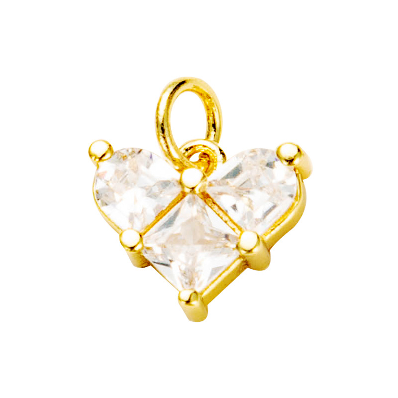 Nihaojewelry wholesale accessories star butterfly eye crown anchor lock copper zircon pendantpicture10