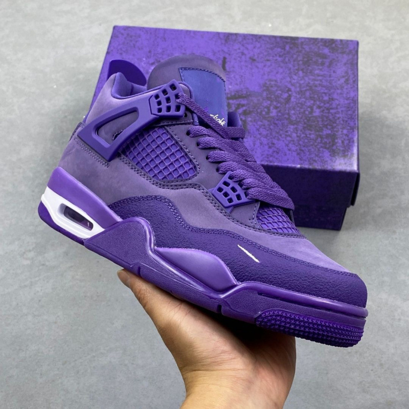 Cross-Border High-End Version Aj4 Mid-Top Basketball Shoes Flight Club White and Black Versatile Commuter Casual Sports Shoes for Men and Women Cross-Border High-End Version Aj4 Mid-Top Basketball Shoes Flight Club White and Black Versatile Commuter Casual Sports Shoes for Men and Women