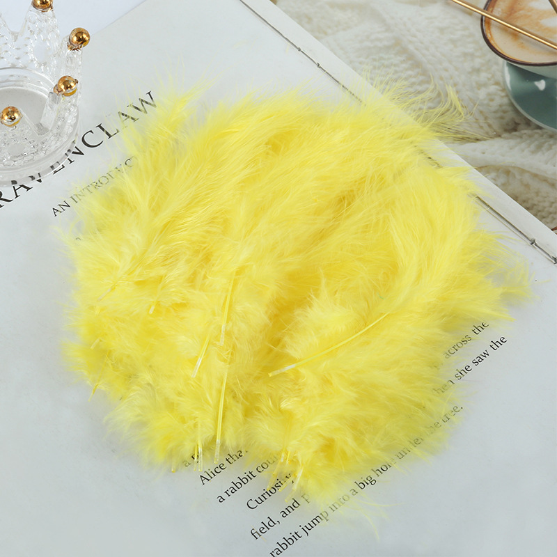 Pelotas de pavo, plumas de terciopelo de cola afilada, plumas de colores, Dreamnet, plumas, plumas, luces de plumas, bolas de olas, plumas, venta al por mayor transfronteriza
