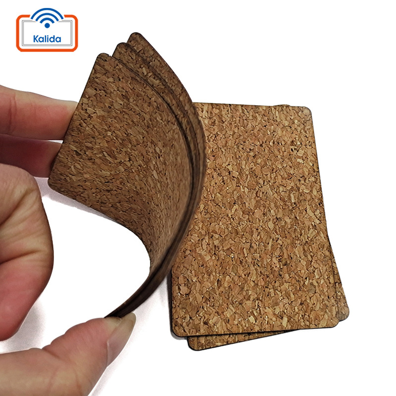 厂家定制软木质卡彩色印刷软木质会员卡