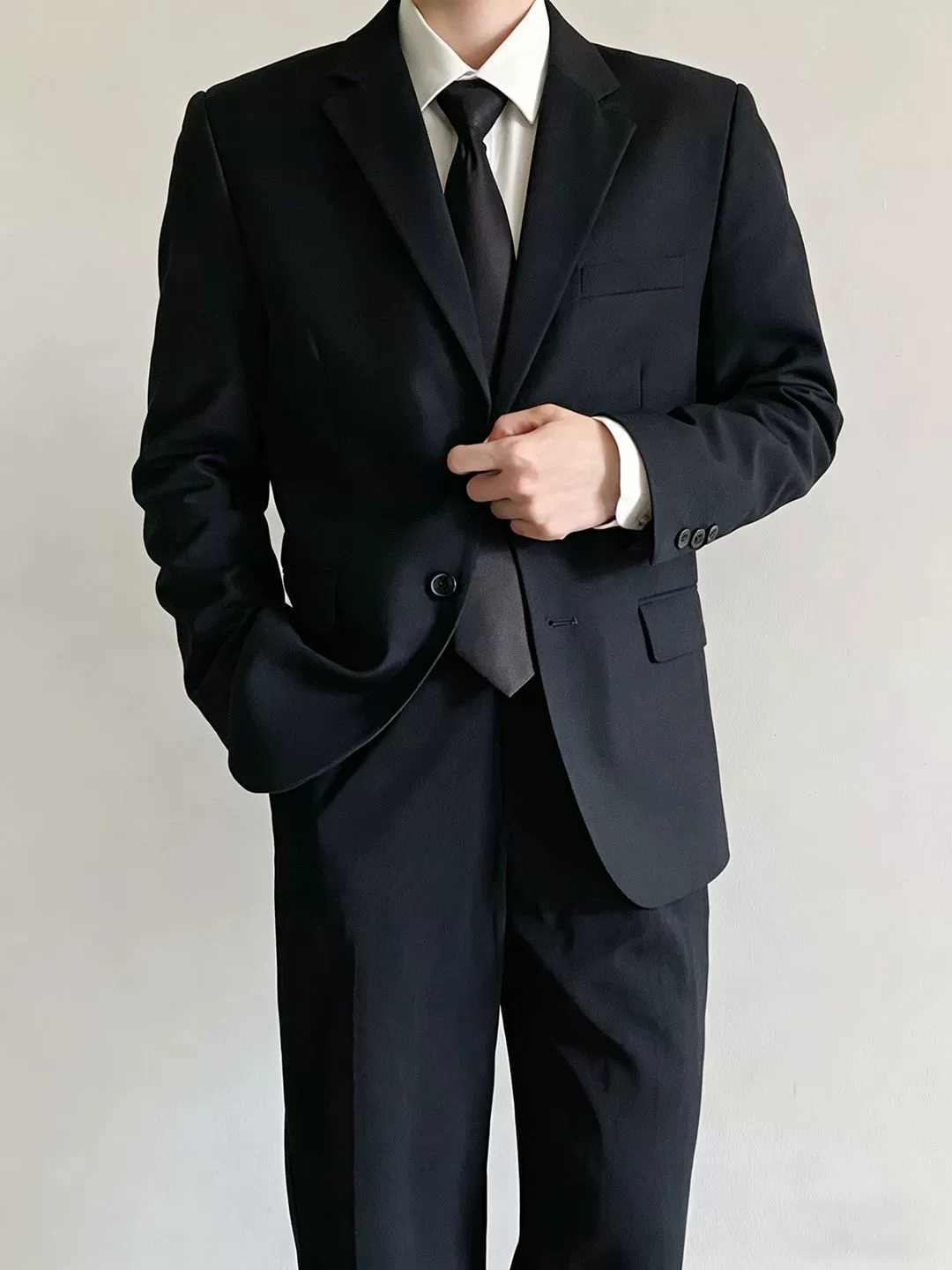 Мужской классический костюм, для студентов, slim fit, стиль высшего качества