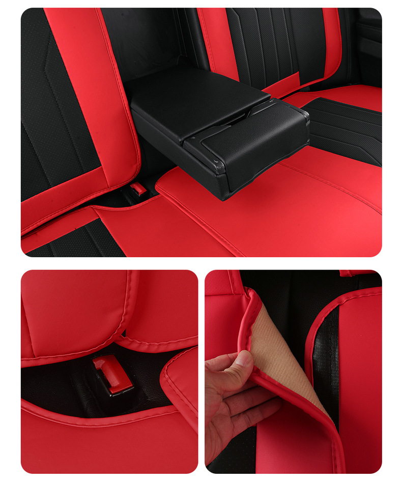 Cross-border car seat cushion full enclosure seat cover Nappa leather seat cushion winter seat cover AliExpress four seasons universal