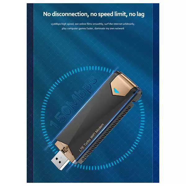 1 шт Цвет: изображение Цвет Материал: ABS 4G WiFi модем маршрутизатор 150Mbps Вентилятор