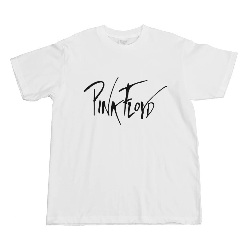 Pure Cotton Short-Sleeved T-Shirt for Men, Rock Band Pink Floyd, Pink Floyd Literary Punk for Women