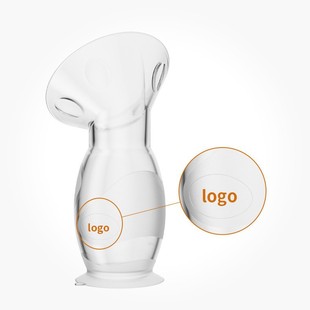 Oem/Odm Breast Milk Collector with Suction Cup Dust Cover Can Be Set with Logo Integrated Silicone Portable