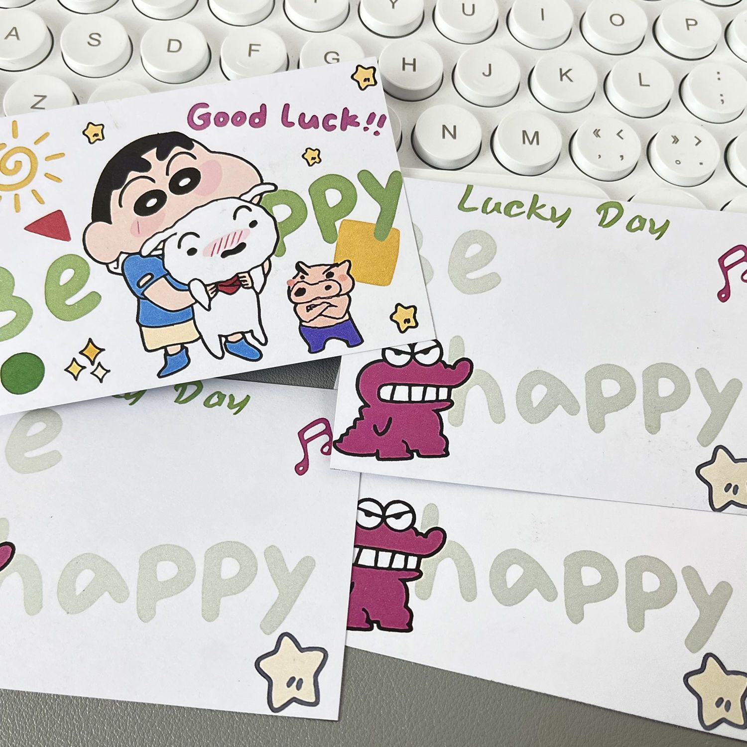 [녹색문자 7*10cm] 짱구는 못말려 엽서