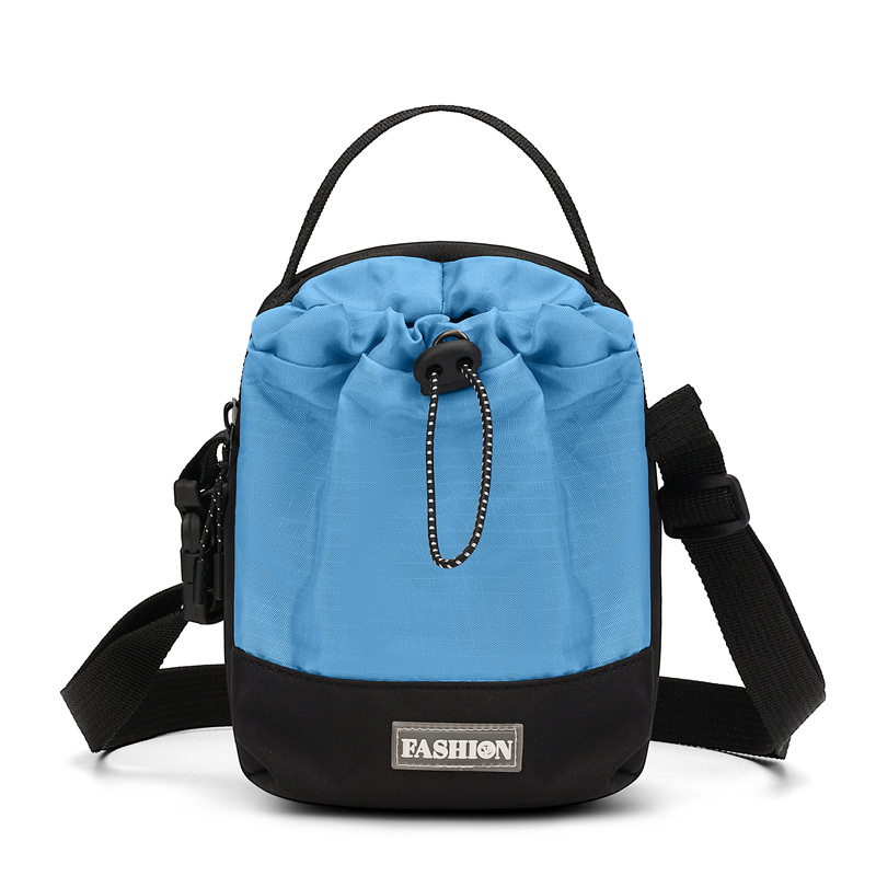 Teléfono móvil taza de agua en una bolsa de montaña deportivo al aire libre ciclismo cuerda de dibujo de hombro bolso portátil bolso