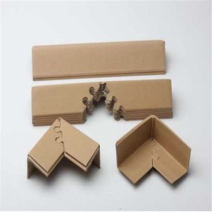 Carton Packaging Corner Protectors Logistics Express L-Shaped Paper Corner Protectors Tray Paper Edge Reinforcement Foot Protection Paper Corner Guards