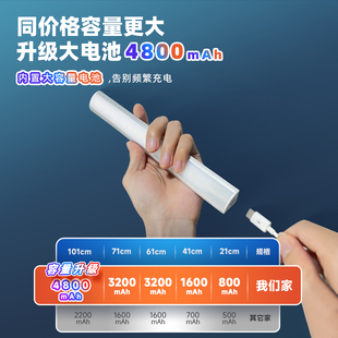 ✅ Rechargeable Led Light Strip Self-Adhesive Sensor Wireless Wine Cabinet Light Cabinet Wardrobe Display Cabinet Hand-Made Magnetic Remote Control Light