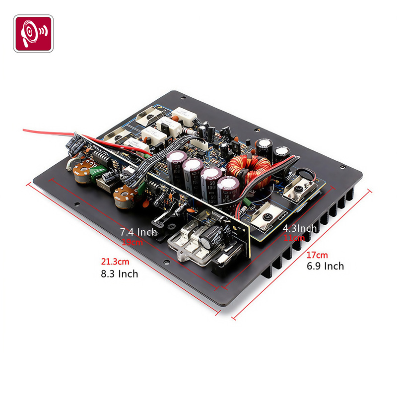 12V 車の非破壊オーディオ修正 1000 ワットハイパワー KL-180 シングルサブウーファーアンプボード|undefined