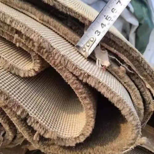 龙岩二手地毯出售 用于工地地面保护 车间地面混凝土楼面保护毛毯