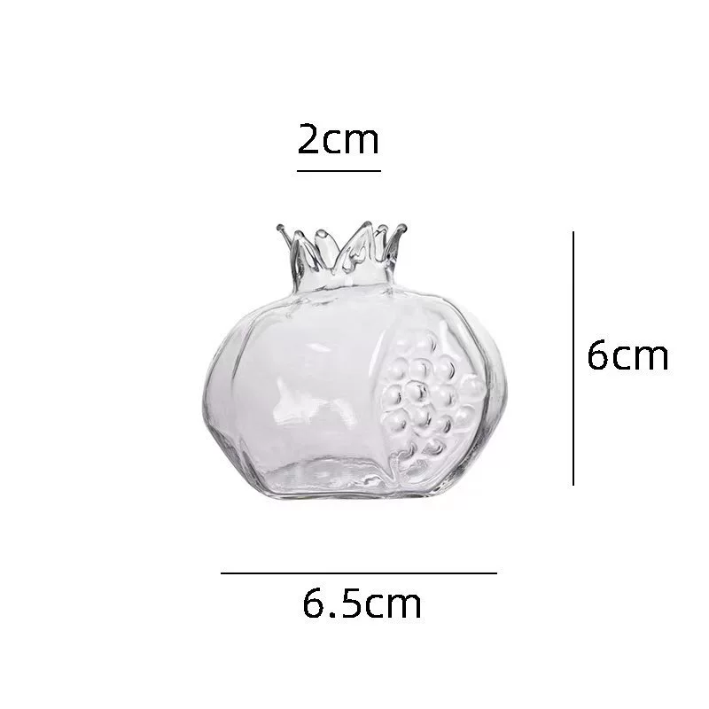 Глиняная ваза-гриб, стеклянный Feng Shui декор, 9.5×9.5×13 см, мини-цветы и ароматерапия