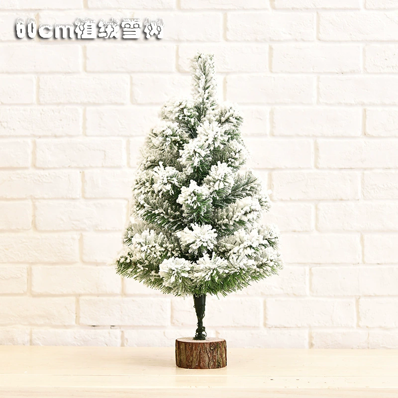 Декоративная ёлочная игрушка с ворсом, реалистичная снежная отделка, высоты 45 см–4 м