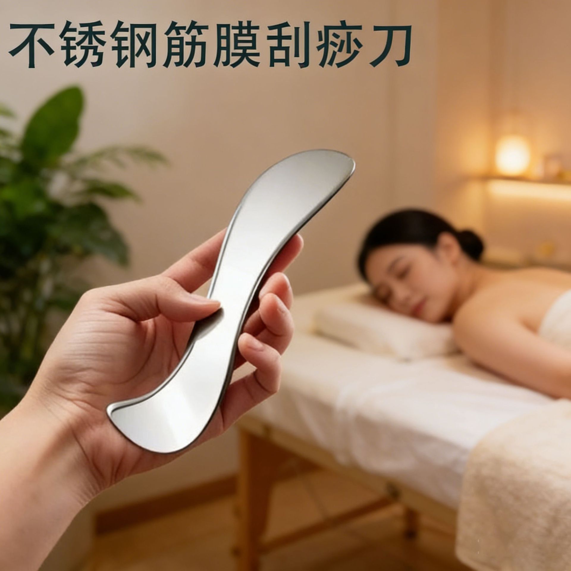 筋膜刀不锈钢筋膜刀刮痧筋膜刀全身按摩肩颈肌肉放松刮脖子神器