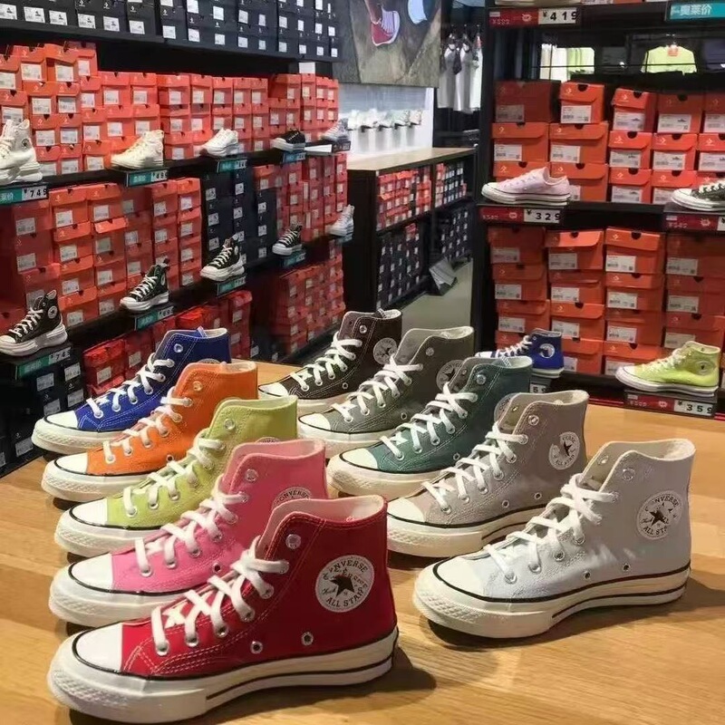 Putian Pure Original 1970S Classic Canvas Shoes Korean Style Couple High-Top Trendy Casual Sports Shoes