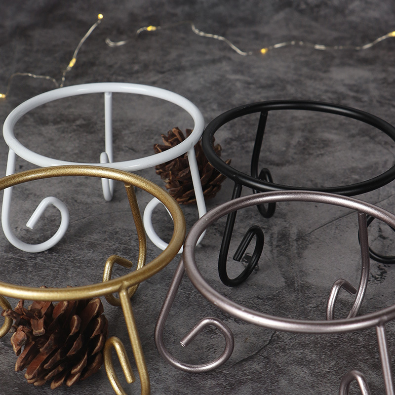 Soporte de bola de cristal simple creativo soporte de base de bola soporte de bola mineral soporte decorativo marco de metal