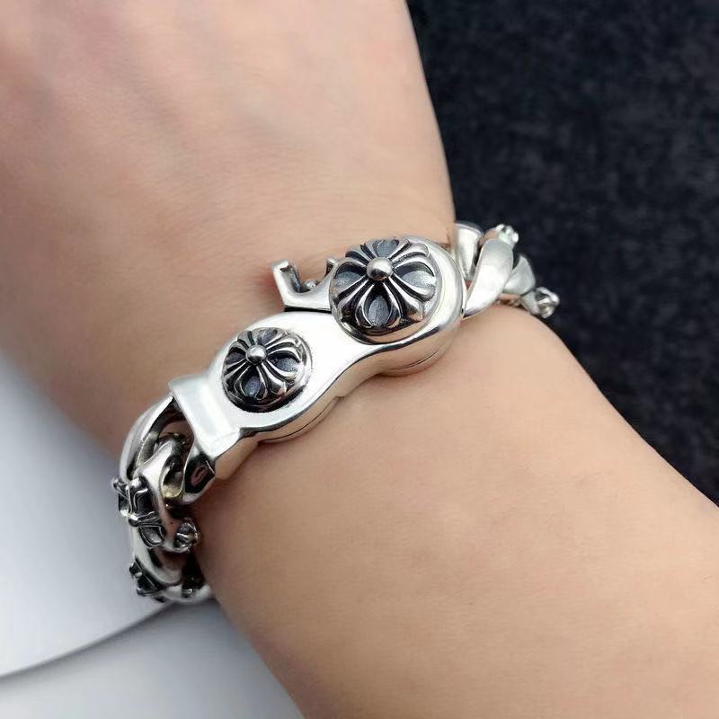 1 Piece Quantity Copper Hip-Hop Retro Solid Color Bracelets