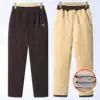 Coffee winter trousers