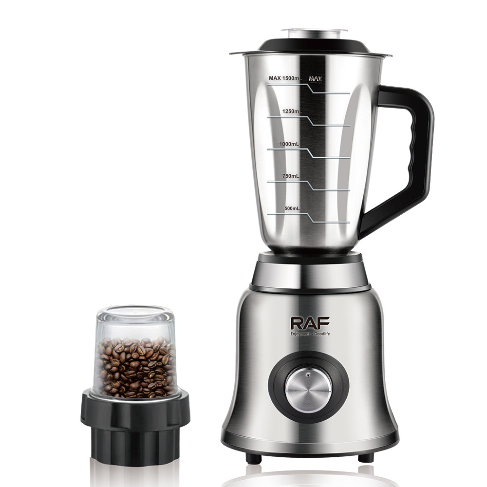 RAF EU Standard Cross-Border Household Juicer Multifunctional 2-in-1 Blender Juice Maker Grinding Food Processor