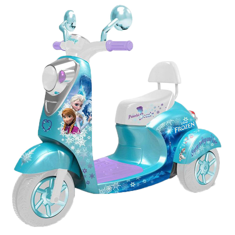 Motocicleta eléctrica para niños Aisha, niños y niñas pueden sentarse en un coche de juguete recargable para bebés de 2 - 5 años de edad, tres ruedas de batería