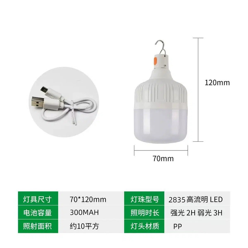 批发价摆摊夜市灯不插电超亮led照明灯无线户外应急锂电池露营灯|undefined
