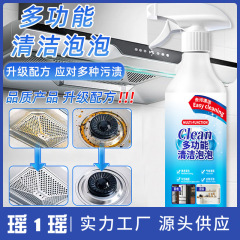 家用多功能清洁泡泡清洁剂多效清洗剂强力去污去渍