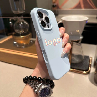 Liquid Silicone Suitable for Apple 17Promax Mobile Phone Case with Integrated Camera Button Iphone15 New Model 16Pro