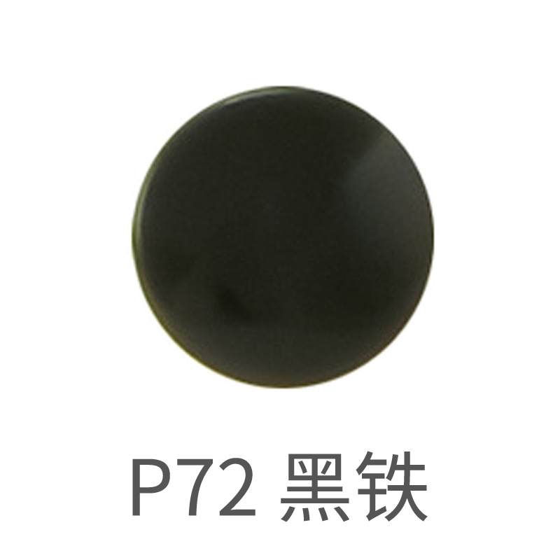 60 colores en stock T5 botón a presión de plástico pequeño lote de resina botón a presión ropa de bebé protección del medio ambiente POM botón a presión de plástico