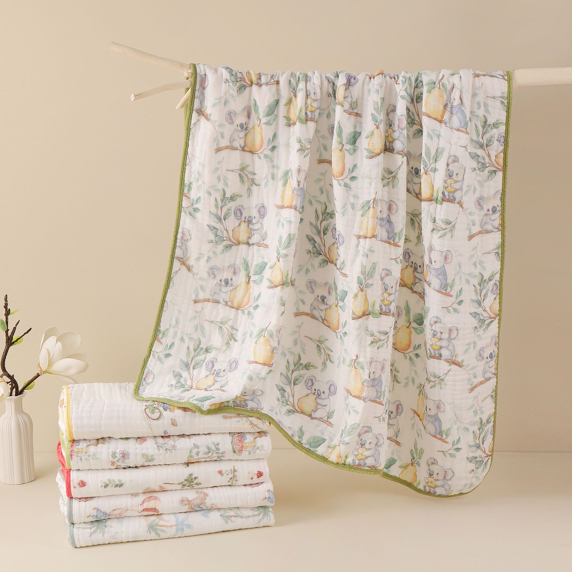 신생아 아기 가방 단일 대나무 면화 가방 아기 가방 수건 가방 슈퍼 부드러운 사계절 어린이 거즈 목욕 타월 포장 타월 커버 담요