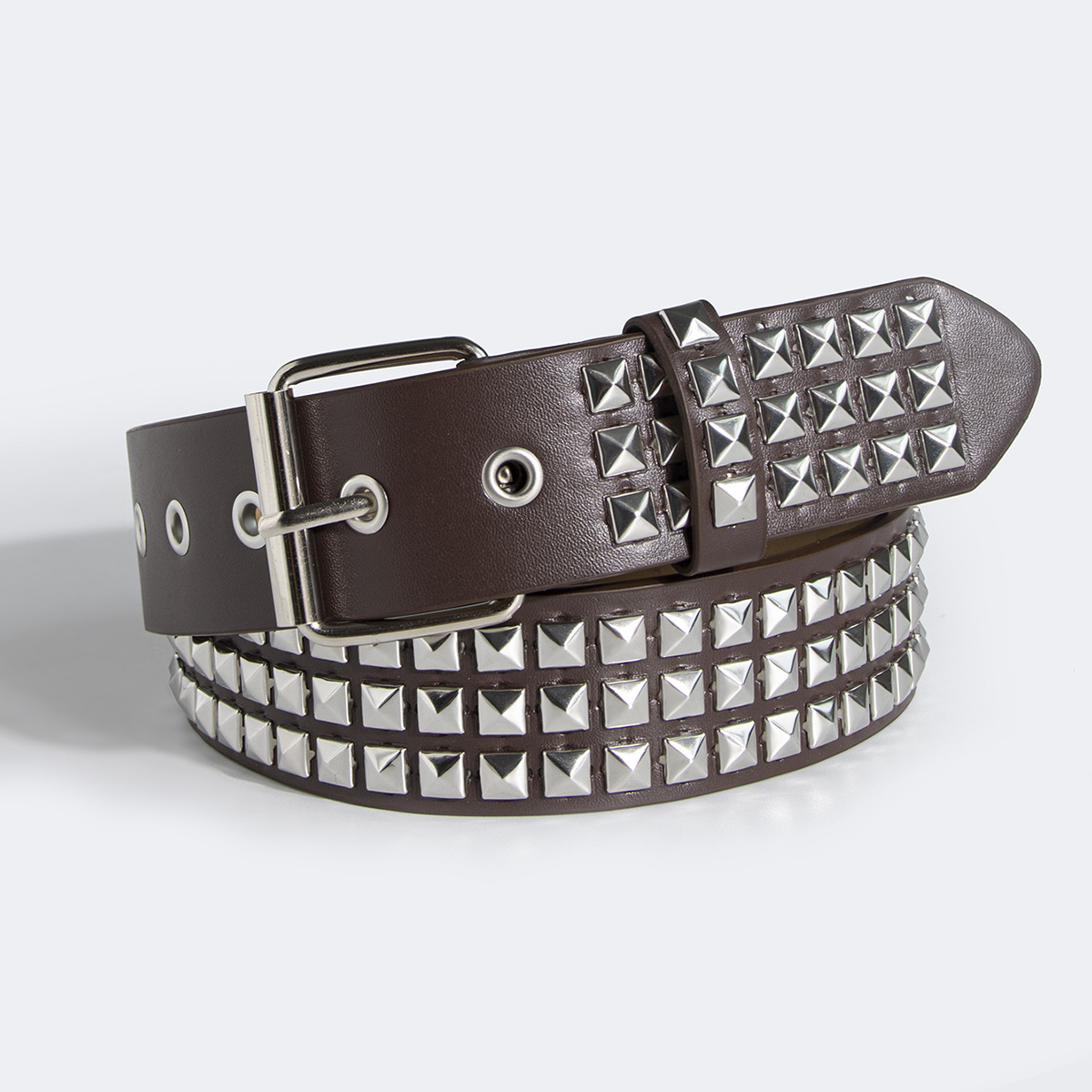 三排方钉咖色2方图