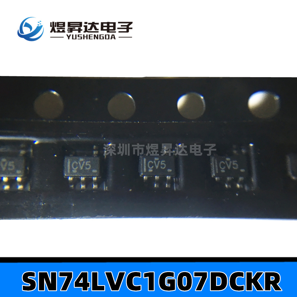 SN74LVC1G07DCKR 丝印CV SOT-353 漏极开路输出单路缓冲器芯片