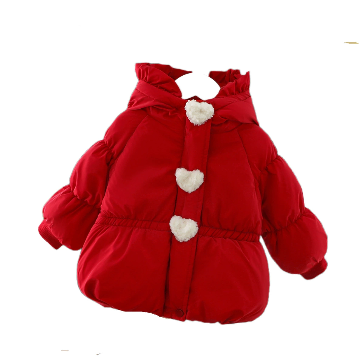 Warm children's demi-season down jacket