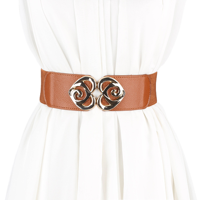 Elastischer Breiter Taillengürtel Modisches Accessoire Für Damen_voghion.com