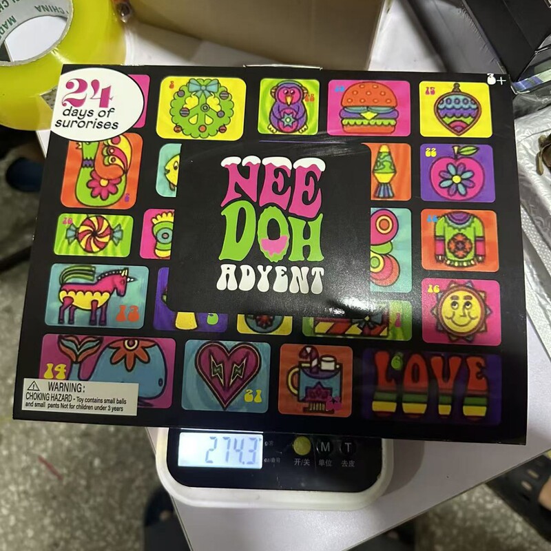 跨境新品 2025 Nee Doh Advent Calendar 尼德降临日历|undefined