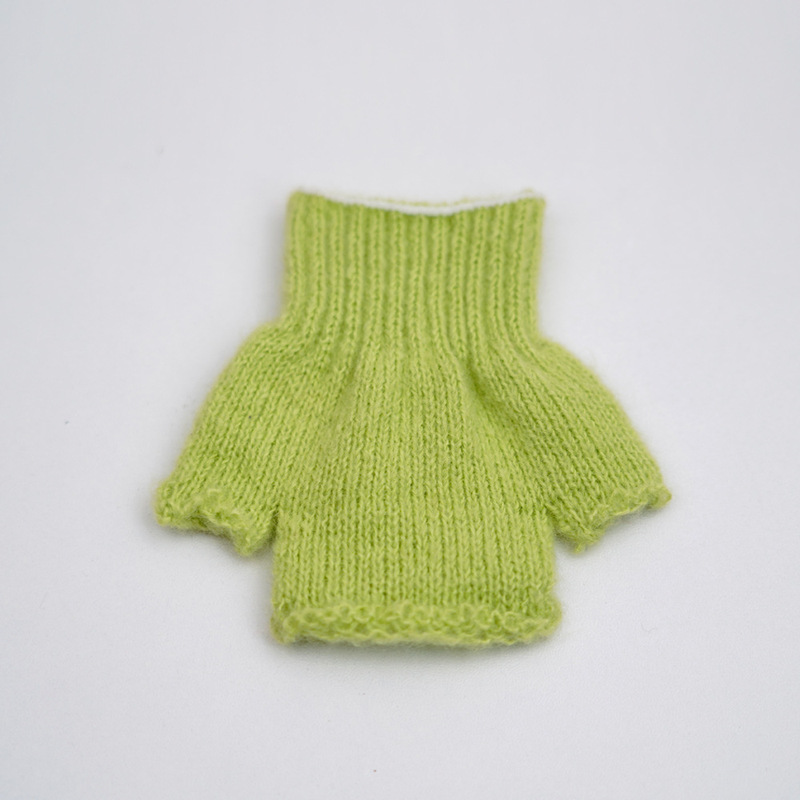 Bear Knitted Turtleneck Wool Clothes Clothing Linzhang Dog Stuffed Doll Clothing Wholesale [Only Clothes for Sale]