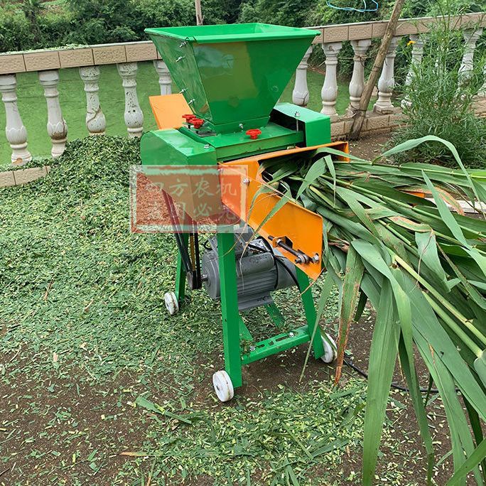 铡草机碎干草机秸秆铡草打草机大马力干湿两用粉碎机养殖场220伏