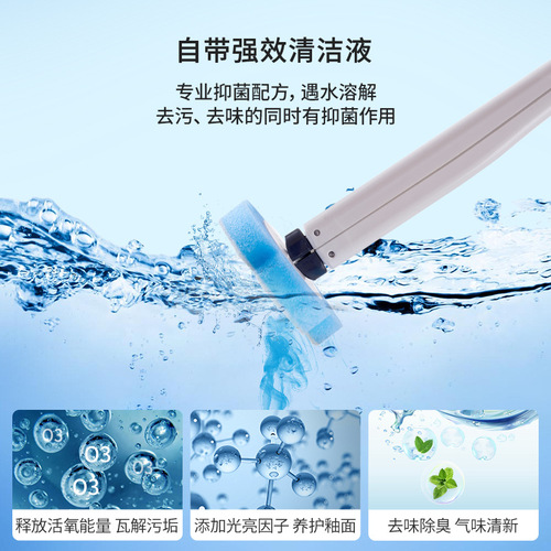 Jie'anhui disposable toilet brush set bathroom no dead ends multi-functional cleaning brush household toilet artifact