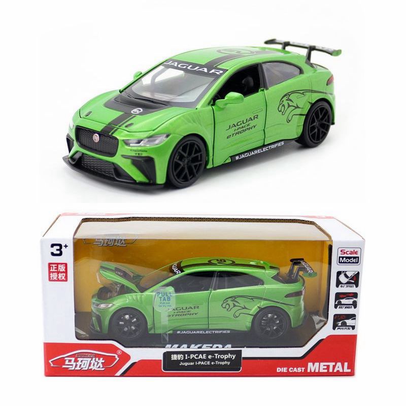 Ma Ke, modelo de coche de aleación 1:32 Jaguar I-Pace tranvía, luz y sonido de retorno, modelo de coche, figura de decoración