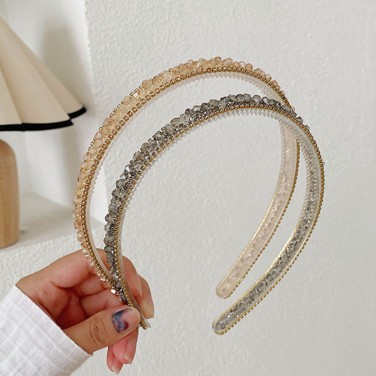 Shiny Geometric Rhinestone Hair Band display picture 4