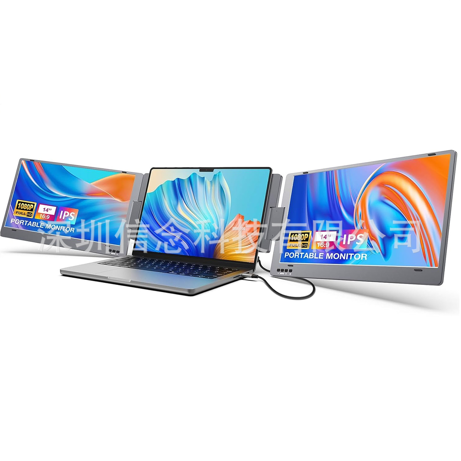 Dual Screen Display-Efficiency Multiplier for Video Editing-Animation Design-Ai Presentation-Industrial Automation