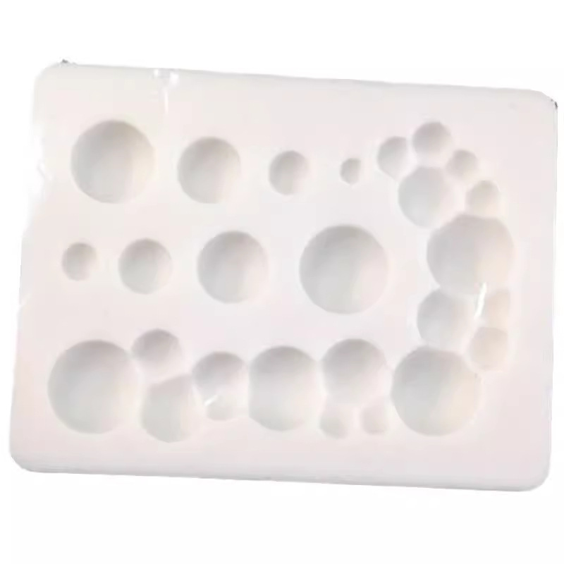 Baking Tools Fondant Chocolate Sugar Brand Bubble Silicone Mold DIY Semi-Circular Ball Cake Decoration Clay Grinding Tool