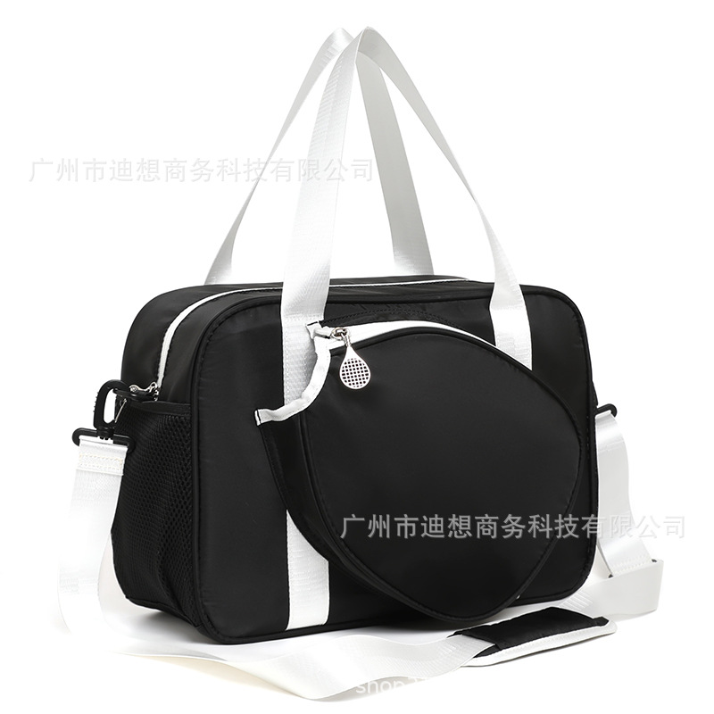 Bolsa de tenis de gran capacidad de almacenamiento de hombro único bolso de pelota bolso de mano doble hombro bolso de bádminton femenino de alto valor image 7