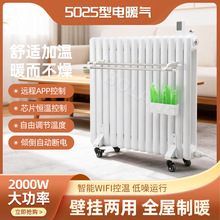 家用注水电暖气片5025型电暖气可移动式智能电加热水暖取暖器