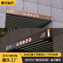 医院标识吊牌灯箱 商场导向系统指示LED发光双面超薄悬挂门头招牌